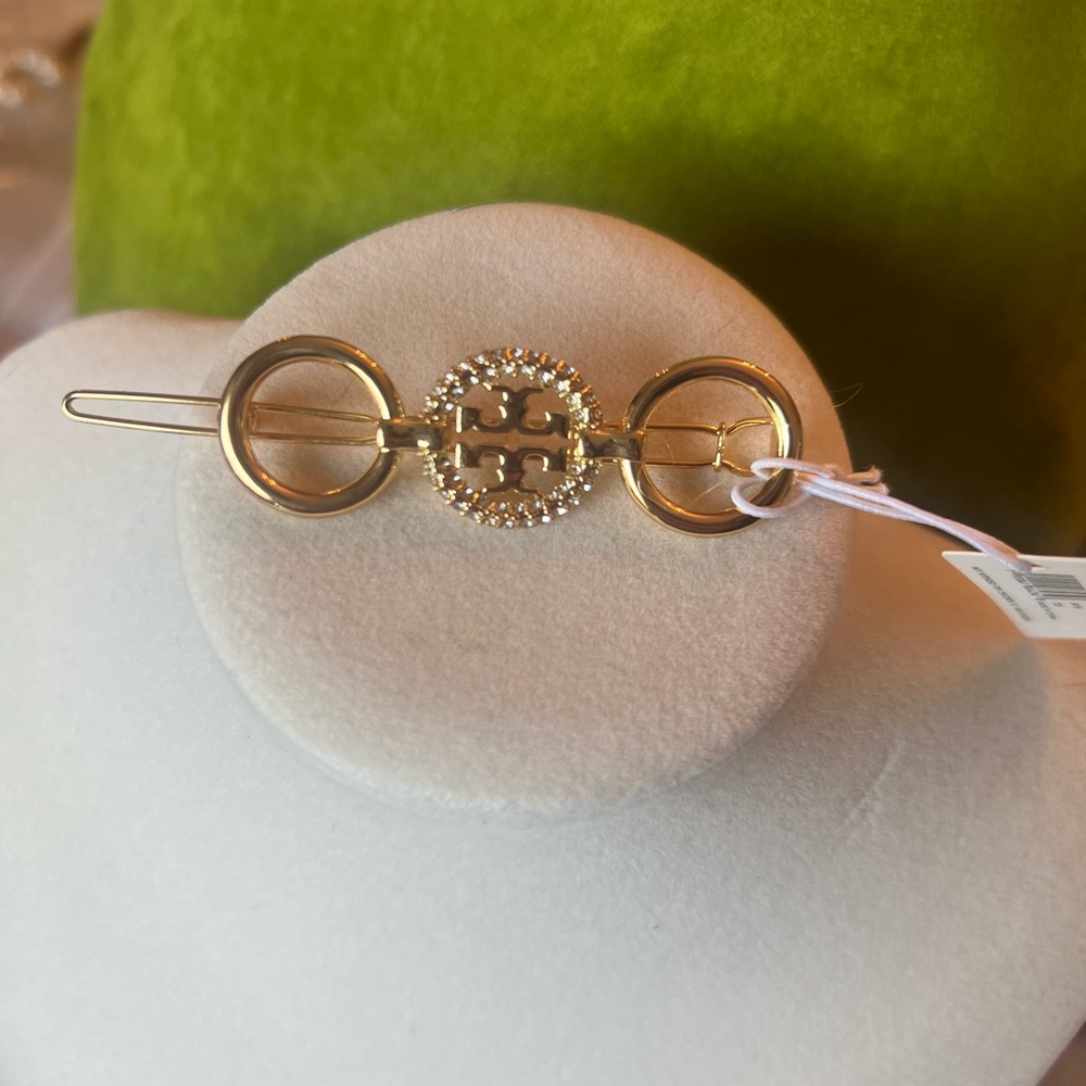 Tory Burch Miller Pave Barette - Picture 2 of 3